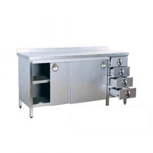 Tủ Inox Có Hộc Kéo TUI-06