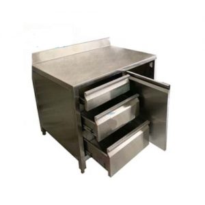 Tủ inox có hộc kéo
