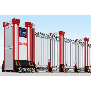 Cổng xếp nhôm nhập khẩu QG-L1604