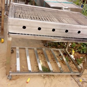 Lò Nướng Than Inox 60x1m
