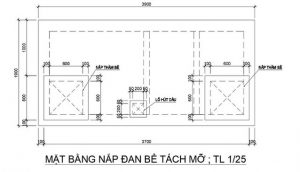 Kích thước bể tách mỡ